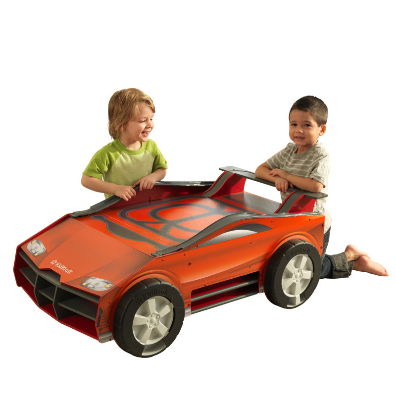 step 2 hot wheels car & track play table